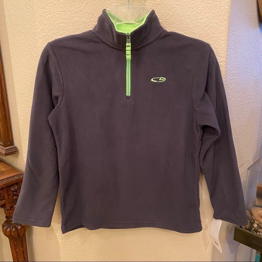NWT~CHAMPION 1/4 Zip Up Fleece Pullover- M(8-10)
